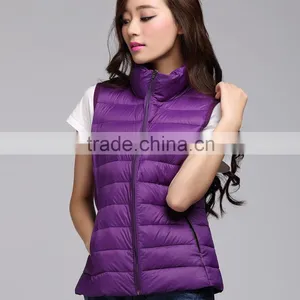 2015 Stylish Popular Women Casual Down Waistcoat for Winter thumbnail-3