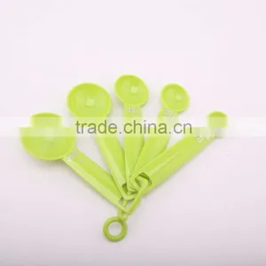 Cheap Price 8-Piece Plastic Measuring Spoons, Green thumbnail-6