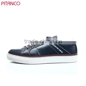 Latest Design Lace-up Genuine Leather Flat Leather Shoes for Men thumbnail-4