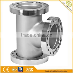 Hot Sale Asme A105 Carbon Steel/stainless Steel Pipe Fitting Flange Equal Tee thumbnail-3