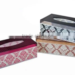 Classic European Style Printed Square Tissue Box thumbnail-1