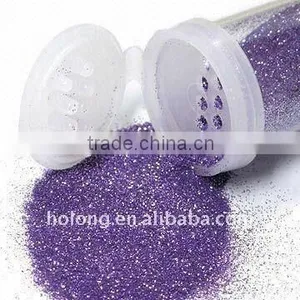 0.3mm /0.01inch Hexagon Purple Glitters Powder thumbnail-1