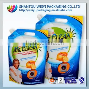 Portable Folding Drink Water Plastic Bag/Water Proof Spout Food Bag/Foldable Drinking Water Spout Pouch thumbnail-3