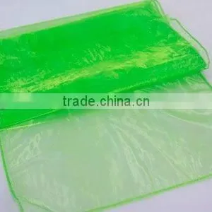 The Cheap Apple Green Organza Table Runner thumbnail-1