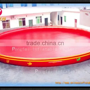 Hot Red Outdoor Inflatable Swimming Pool thumbnail-1