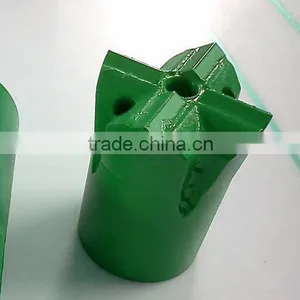 7 Degree 11 Degree and 12 Degree Tapered Button Cross Bits With Carbide thumbnail-1