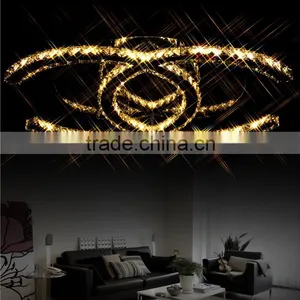 K9 Crystal Chandelier 220V Modern LED Crystal Ceiling Lamp thumbnail-1