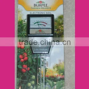 2 WAY SOIL LAWN FLOWER GARDEN PLANT TEST TESTER pH NPK LIGHT MOISTURE METER thumbnail-1