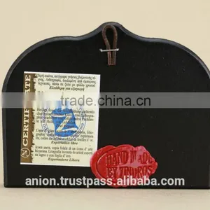 Greek & Russian Orthodox Wooden Icon. Last Supper. Unusual Shape thumbnail-4