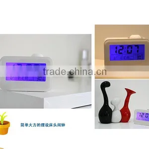 Laser Projection Clock Time Projection Blue Led Backlight Laser Projection Clock thumbnail-1
