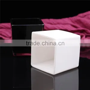 2016 Unique High Quality Square Glass Candle Holders With Bamboo Lid thumbnail-2