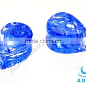 Fashional Blue Drop Water Glass Sleeping Ear Plugs thumbnail-1