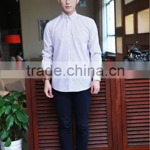 100% Cotton Striped Men's Shirt thumbnail-1