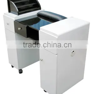 LNE-009 Manicure Table, Nail Desk,Nail Table Nail Salon Manicure Table With Polish Holder Cabinet thumbnail-1