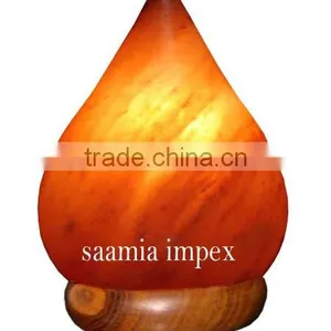 Himalayan Rock Salt Lamp Tear Drop thumbnail-3
