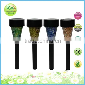 Glass Colored Garden LED Solar Path Light thumbnail-1