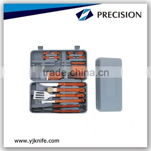 18pcs Stainless Steel Barbecue Tool With Aluminium Case thumbnail-1