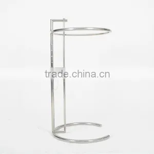 Modern Small Round Glass Table Eileen Gray Adjustable Glass Table thumbnail-3