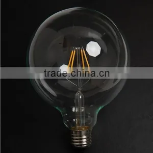 Hot Selling Factory Price Big Globe Clear G125 Led Filament Bulb thumbnail-3