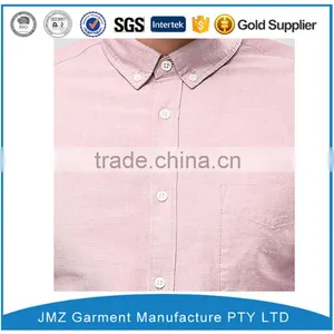 OEM Premium Oxford Shirt in Pink With Long Sleeves thumbnail-3