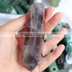 Polished Fluorite Crystal Hand Pipe Smoking Pipes thumbnail-1