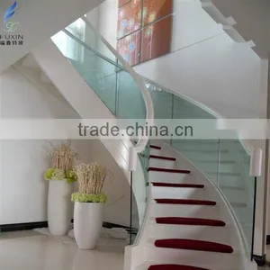Decorative Stairs Glass Curved Stairs Decorate Glass Stair thumbnail-1