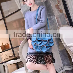 Ladies Fashion PU Leather Messenger Bag China Manufacturer thumbnail-1