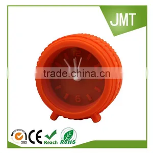 Unique Design Small Tyre Shape Silicone Alarm Clock thumbnail-1