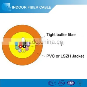 Hot Sale Indoor 24 Strand Fiber Optic Cable sm Distribution Indoor Telephone Cable Made in China thumbnail-1