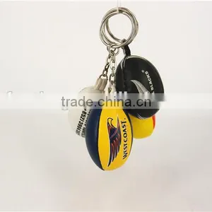 Rugby Keychain/ Soft PVC Rugby Keychain From China thumbnail-3