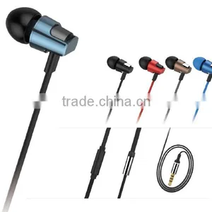 2016 Special Design Earbuds In-ear Wired Headset With Mic Earphone Use for PC, Mobile Phone Custom Logo OEM Accepted thumbnail-1