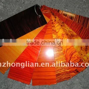 Manufacturer OEM Most Popular Wood Grain Aluminum Siding / Wood Grain Pvc Film / Wood Grain Paper Laminate thumbnail-6