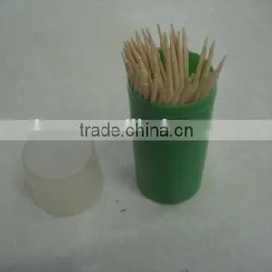 Cheap Plastic Tube Double Point Wooden and Bamboo Toothpick thumbnail-1
