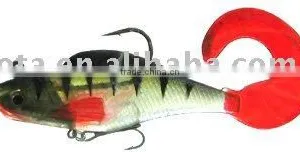 Plastic Fishing Lure Swimbait Imbeded Lead and Hook Shad Bait thumbnail-1