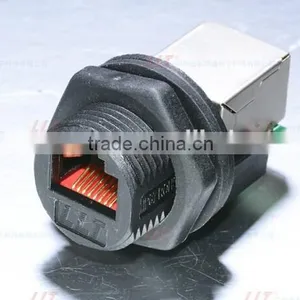 LLT High Quality IP67 RJ45 Connector Waterproof Cat 5e Cable Connector thumbnail-3