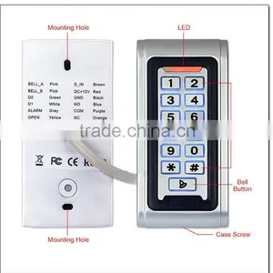 125khz or 13.56mhz IP68 Waterproof Metal Case Standalone Reader Access Control Rfid With High Quality thumbnail-5