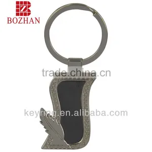 Wholesale Zinc Alloy Blank Keychain, Made of Zinc Alloy Materials, Plated in Nickel thumbnail-1