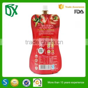Shopping Online Websites Liquid Stand up Aluminum Foil Custom Screw Cap Pouch Plastic Spout Bags thumbnail-2