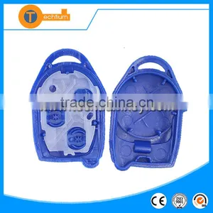 High Quanlity Blue Remote Key Shell With 3 Button With Logo Uncut Blade for Ford Focus thumbnail-4
