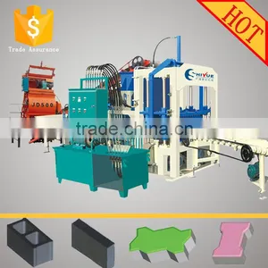Construction Machinery QT4-20 Electric Power Brick Machinery Ciment Block Making Machine thumbnail-1