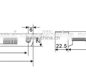 Push Pull Window Lock PVC Sliding Window Lock Spring Lock Security Window Lock UPVC Sliding Lock for PVC Sliding Window and Door thumbnail-2