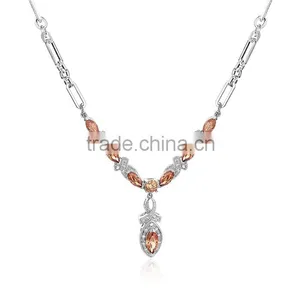 925 Sterling Silver Wholesale Pendant Statement Necklace 2016 Jewelry SNP028W thumbnail-2