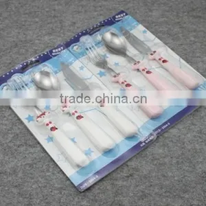 Children Cutlery Set With Animated Cartoon Handle thumbnail-1