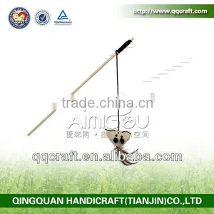Various Styles Hot Sale Cat Teaser Toy Feather & Cat Product & Cat Teaser Stick Toy thumbnail-1
