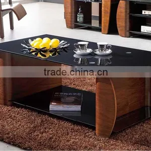 High Quality Black Walnut Wood Table Set S114 thumbnail-1