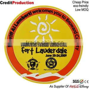 Guangzhou Cheap Promotion Personalized Plastic Soft Pvc Coaster thumbnail-1