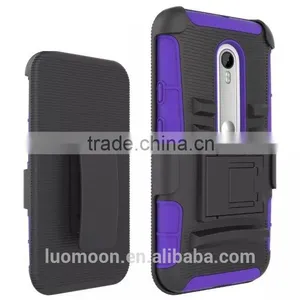 Belt Chip Armed Phone Case Cover Back for Moto G3 thumbnail-2