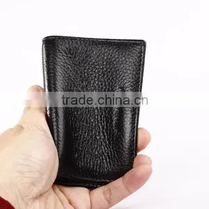 Genuine Leather Card Holder Name Card Wallet Business Card Case thumbnail-5