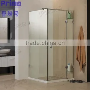 Prefabricated Tempered Glass Sheet Withstand High Temperature Design For Glass Shower Enclosure thumbnail-1