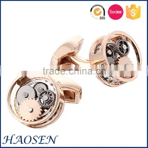 2016 Modern Style Watch Shape Metal Cufflinks For Men thumbnail-1